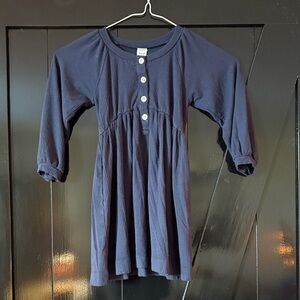 Kate Quinn navy long sleeve bamboo twirl sz 2t